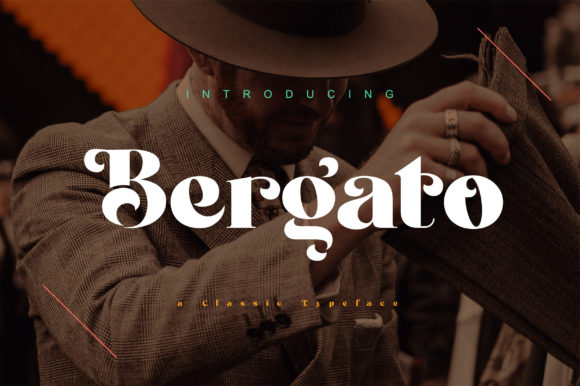 Bergato Serif Font for Makers and Sellers