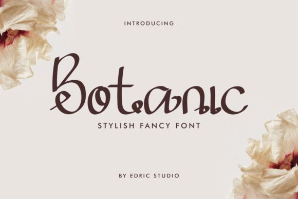 Botanic Typeface for Modern Web Design
