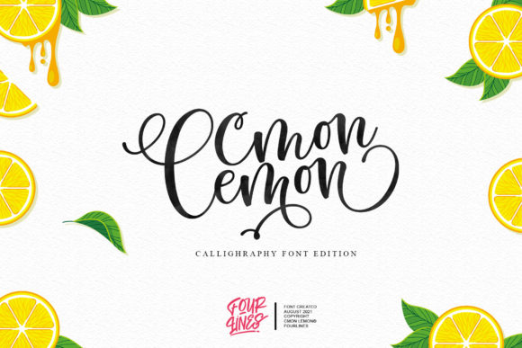 Cmon Lemon: A Flowing Script Handwritten Font for Editorial Design