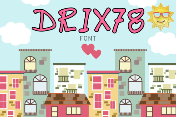 Drix 78 Font Review for Social Campaigns