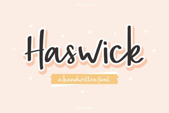 Haswick: A Chic Handwritten Font for Modern Branding