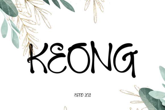 Keong Font: A Whimsical Script for Bold Campaigns