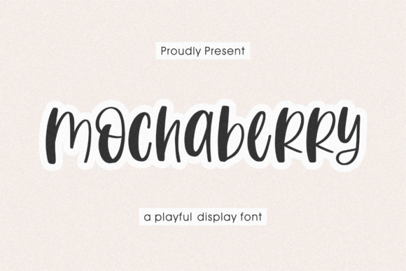 Mochaberry: A Handwritten Typeface for Relaxed Editorial Design
