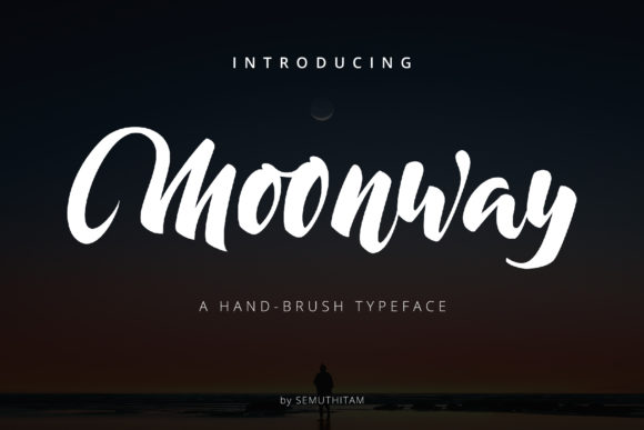 Moonway: Bold Handwritten Font for Headlines