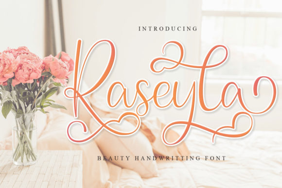 Raseyla Font: Romantic Script for Handmade Brands