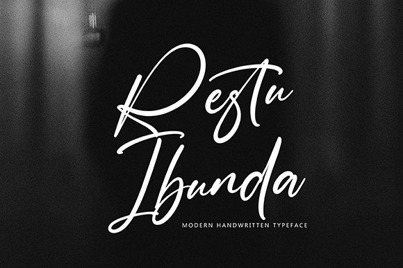 Restu Ibunda Font for Elegant Craft Designs