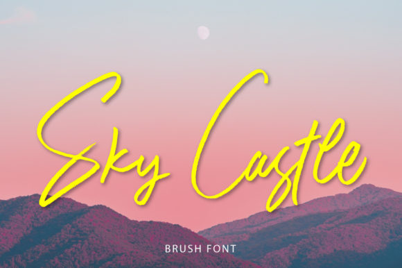 Sky Castle: The Organic Script Font for Editorial Design