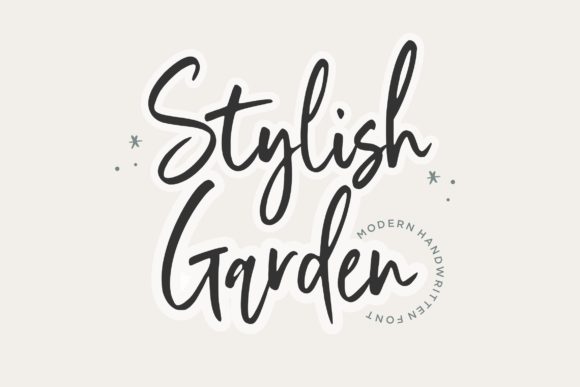 Stylist Garden: A Premium Script Handwritten Typeface for Editorial Design