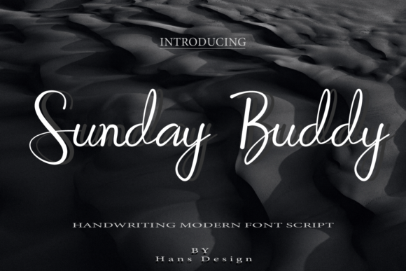 Sunday Buddy: A Delicate Script Handwritten Font