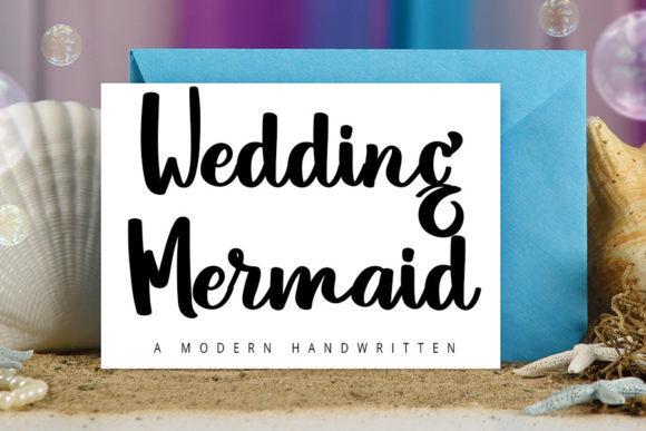 Wedding Mermaid Font for Elegant Branding