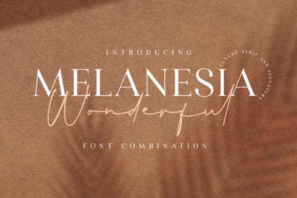 Wonderful Melanesia: A Refined Typeface for Editorial Design